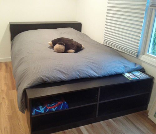 BEDROOM/PLATFORM - Wenge Matte Fronts w/ Wenge Matte Case