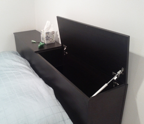 BEDROOM/PLATFORM - Wenge Matte Fronts w/ Wenge Matte Case