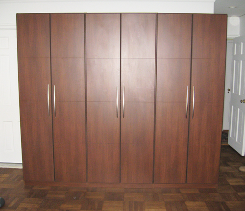 WARDROBE/CLOSET - Java Matte Fronts w/ Java Matte Case