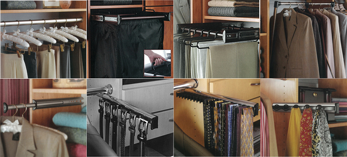 Clear out the clutter with closet accessories!