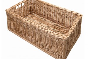 Wicker baskets are an inexpensive, efficient solution to your storage necessities.