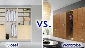 closet vs. wardrobe