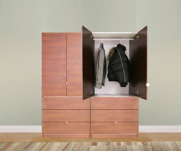 Contempo Closet's freestanding wardrobe solutions provide an affordable alternative for nursing homes looking to comply with the new Life Safety Code